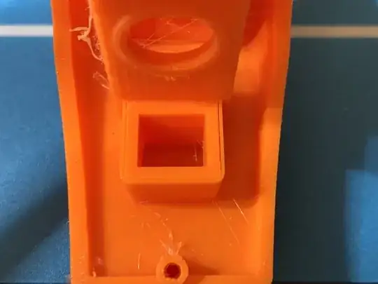 Visible separation on perimeter of the inner box Visible separation on perimeter of the inner box