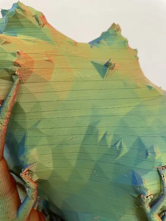 Image of spiral underextrusion