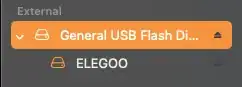 Screenshot in Disk Utility with the device selected not the volume Screenshot in Disk Utility with the device selected not the volume