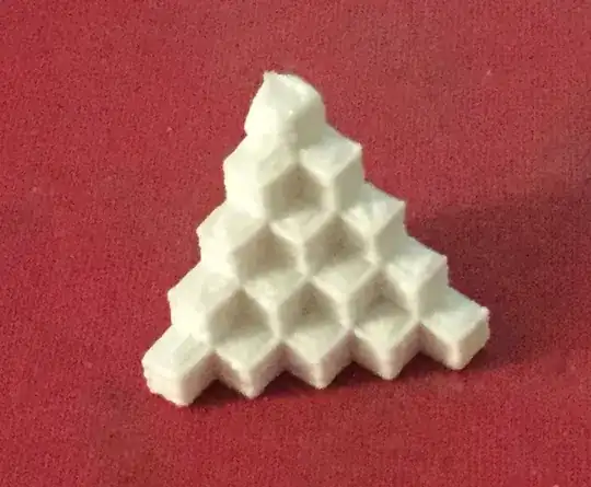 A sample step-cube