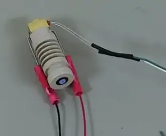 Heatshrink on thermistor