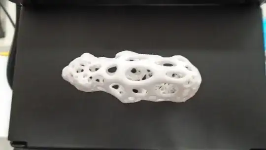 Top view of voronoi bear