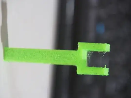 After cutting a lot of the strands off