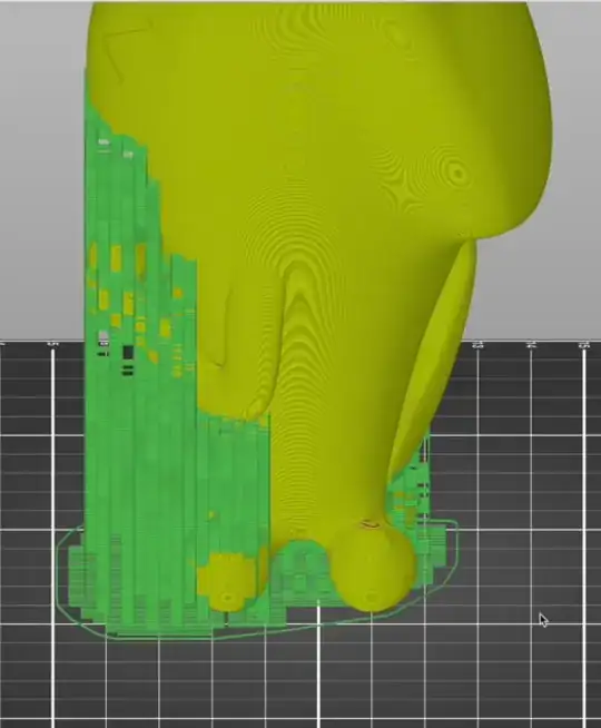 Final supports Final supports