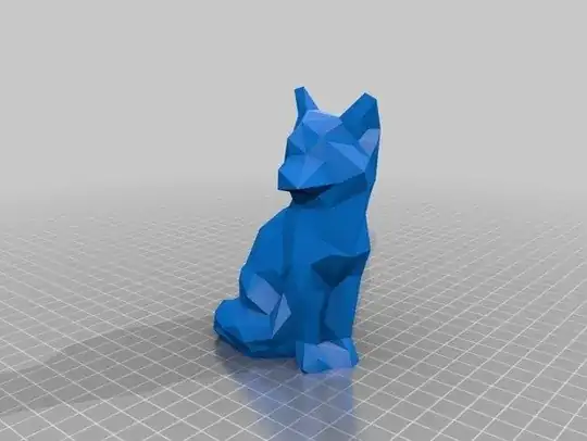 low poly fox