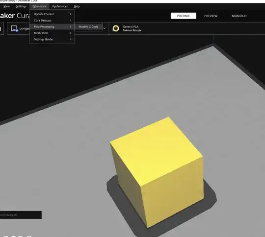 Modify G-Code menu option