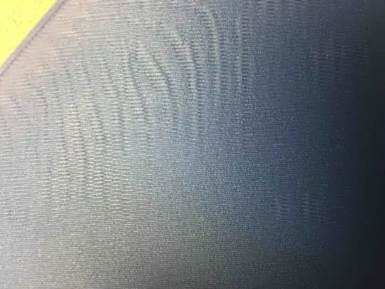 Ripples on the top side towards the middle of the plate