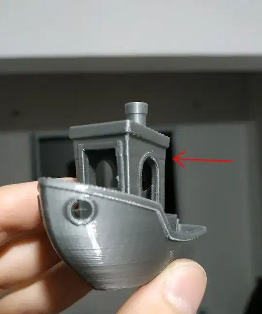 Imperfections in Benchy - front