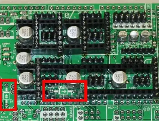 Where to find the D1 diode (note that D2 is shown at the left, not D1) Where to find the D1 diode (note that D2 is shown at the left, not
D1)