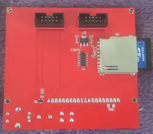 RepRapDiscount Full Graphics LCD backside RepRapDiscount Full Graphics LCD backside