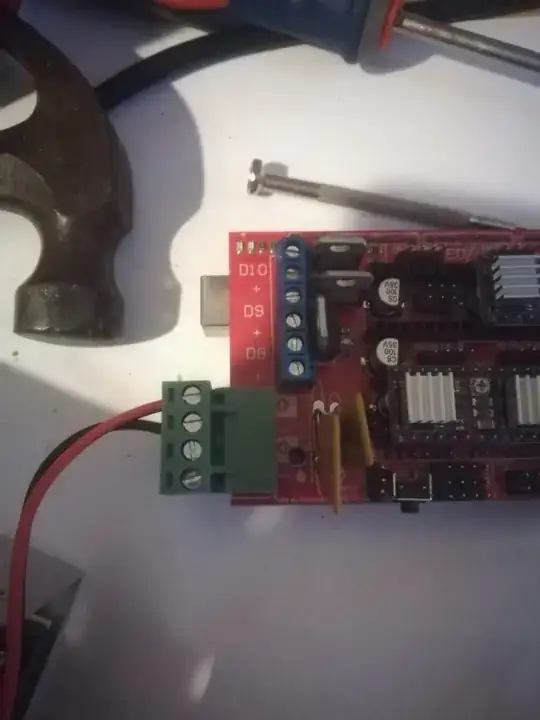 RAMPS board connections RAMPS board connections