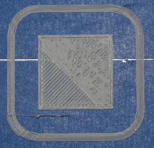 Photo of low quality second layer print