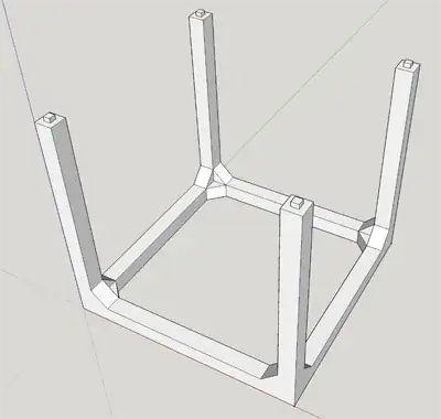 my wifeframe-ish partial cube model
