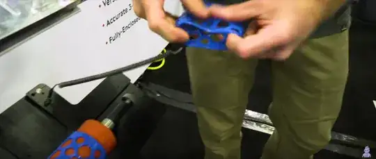 Flexible 3D printed part - printed from TPU Flexible 3D printed part - printed from TPU