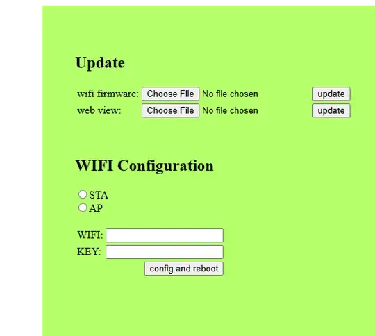 screenshot of MKS Robin wifi module admin