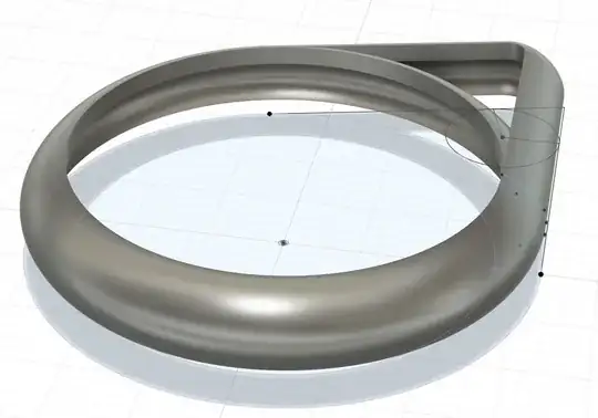 3D body resulting from revolving and extruding the sketch