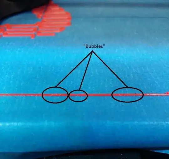 Bubbles in extrusion