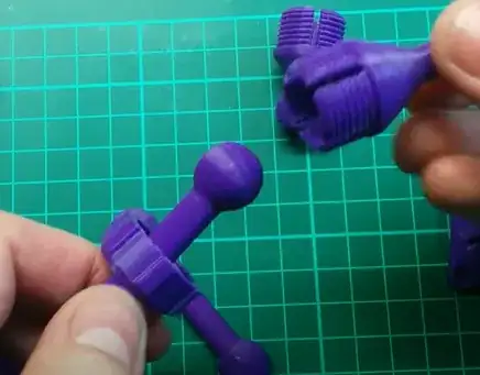 Plastic ball joint example