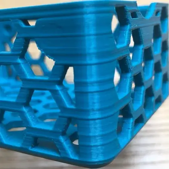 Image showing squished out layers