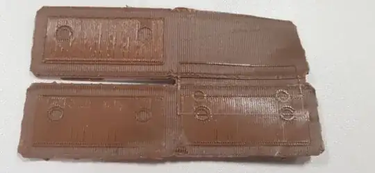 Failed 3D print part