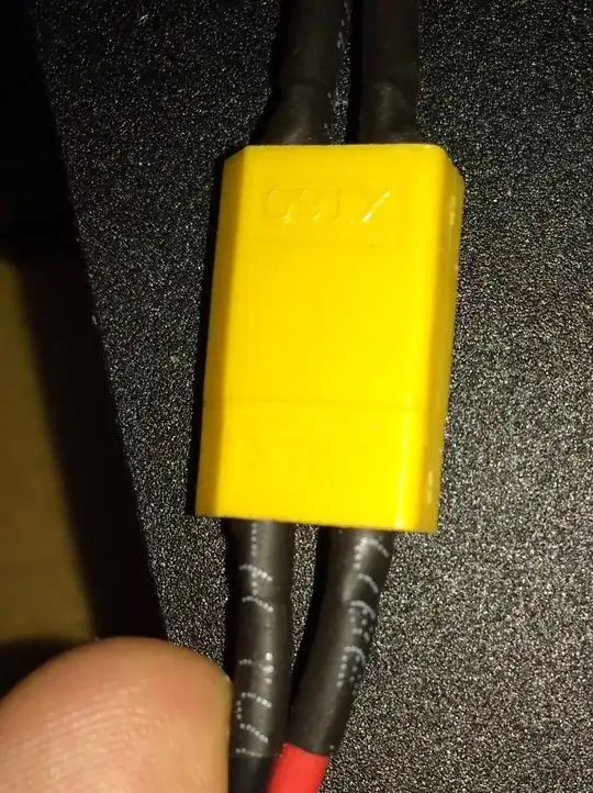 XT60 connector on Ender3