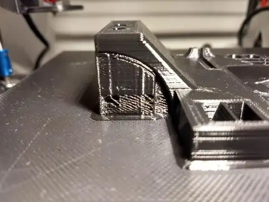 In this case, the problem occured in the support structure