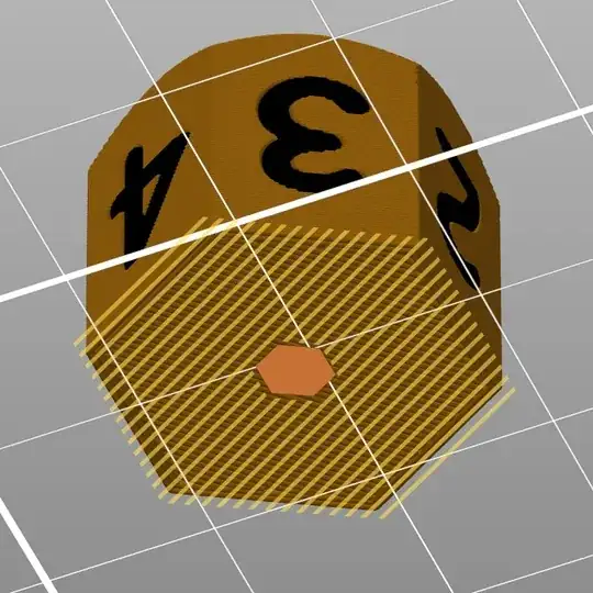 PrusaSlicer 3D rendering of what the model should look like PrusaSlicer 3D rendering of what the model should look like