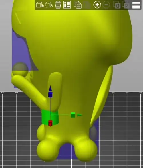 Putting second cylinder support enforcer in place Putting second cylinder support enforcer in place