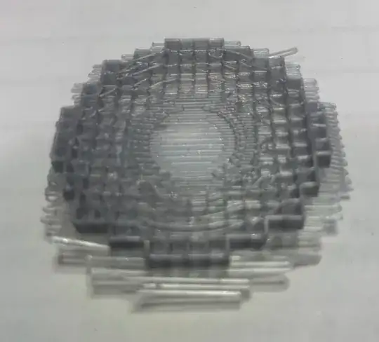 Example of Support Used On Small Print