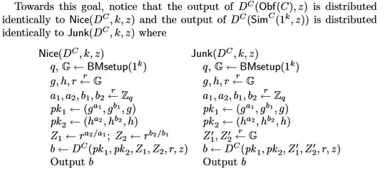 part of the security proof