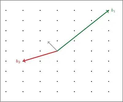 A length-reduced lattice basis