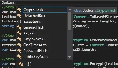 1. Lib Sodium : Supports these Encryption Methodologies