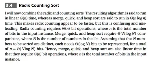 HTTAA Chapter 5.4 Radix Counting Sort