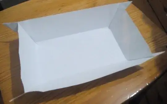 paper holds water glued