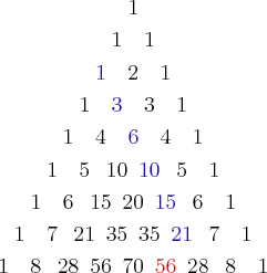 hockey-stick identity
