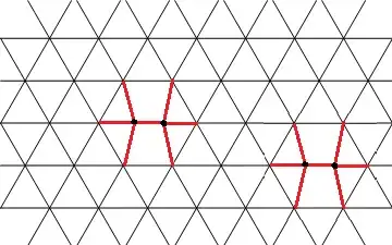 modified triangular lattice