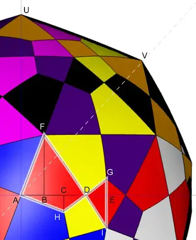 Orthographic projection of intersections