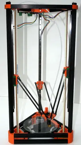 A linear delta 3D printer