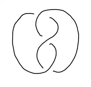 The trefoil knot.