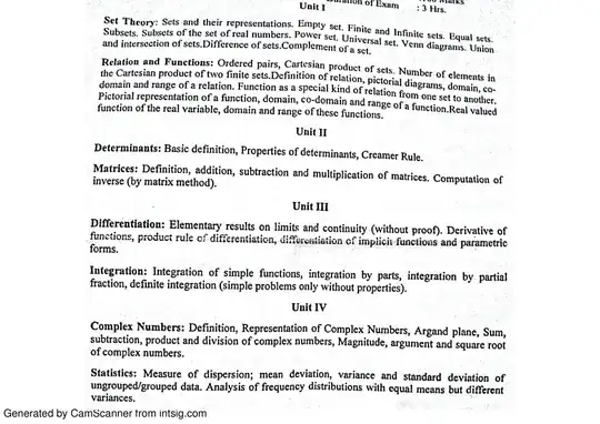 Details of the topics