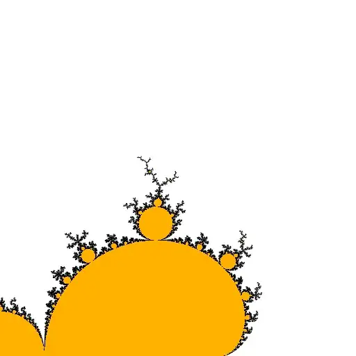 zoom into Mandelbrot set near $i$ (factor of 10 per frame)
