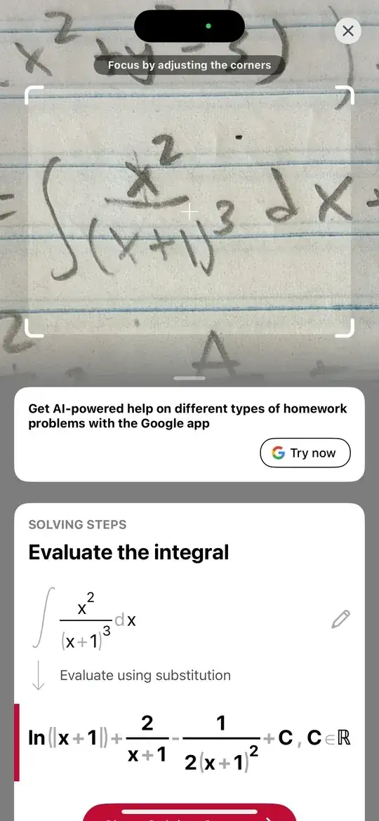 photomath solution/what i got