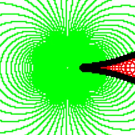 detail of Julia set, revealing flaws