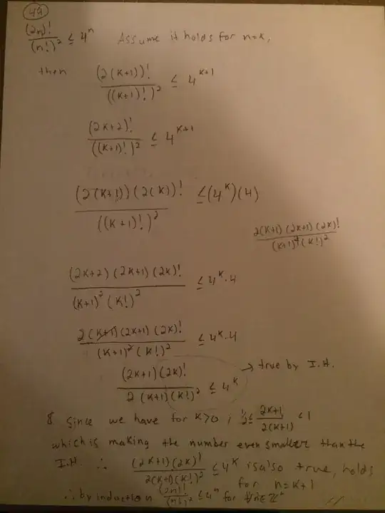 attempt at question two