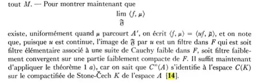 Grothendieck: Citation of Stone