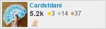 profile for Cardstdani on Stack Exchange, a network of free, community-driven Q&A sites