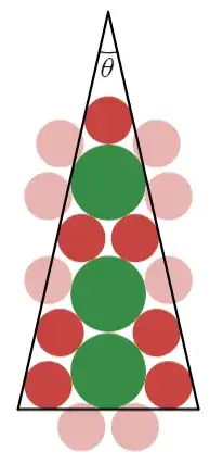 Triple heptaflower with triangle