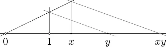 fourth proportional construction in Euclidean geometry