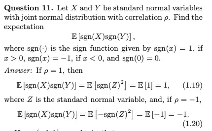 First section of the book's solution