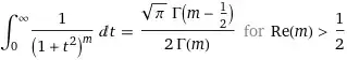First integral, b=0